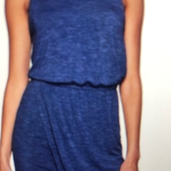 BNWT SPLENDID DENIM COLORED STRETCH JERSEY DRESS - Picture 3 of 9